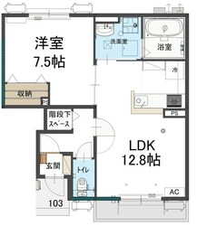 コンフォートはしばの物件間取画像